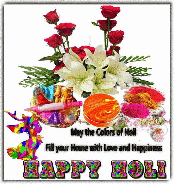 Wish You A Colorful Holi - Holi Cards